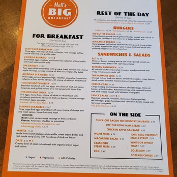 Matt's Big Breakfast - Breakfast & Brunch Near Me - Phoenix, Arizona