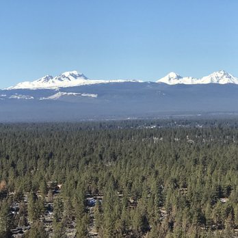 Horse Butte Trail - Broken Top and the Three Sisters from atop the butte. - Hiking Near Me