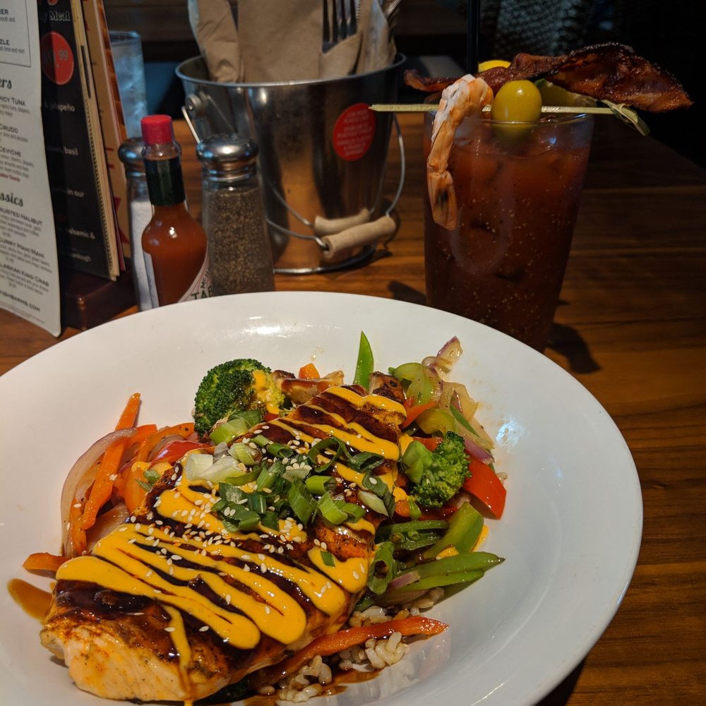 FishBar - Spicy Salmon Teriyaki Bowl for $19.99. - Seafood Near Me - Manhattan Beach, California