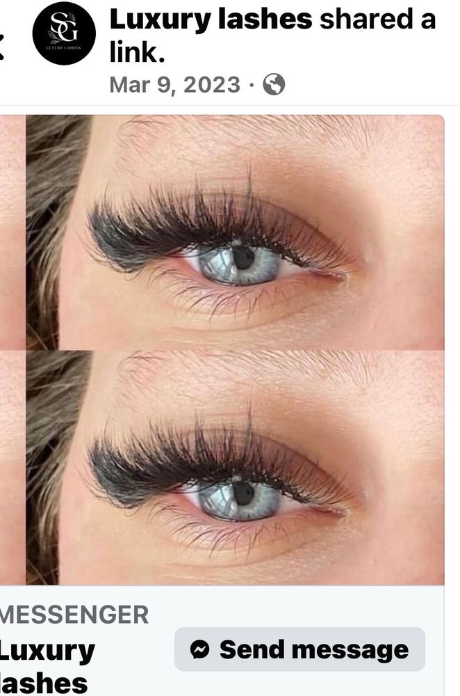 Luxury Lashes SG Logo