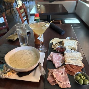 B2 Bar and Grill - Filthy martini, chowder, cheese & charcuterie plate. Let your taste buds dance! - Bars Near Me - Eugene, Oregon