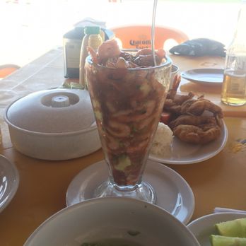 Los Pampanos - Shrimp cocktail - Seafood Near Me - Celestún, YUC Los Pampanos - Shrimp cocktail - Seafood Near Me - Celestún, YUC