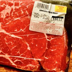 The Butcher Shoppe - Grass fed beef Pot Roast. Smoked Dr Chef style OuiOui. Happy Holidays! Arrrrr! :)...