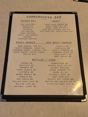 Menu photo 3 Hamburguesa Bar San Francisco, CA
