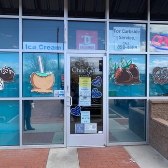 Chocglitz & Cream - the front door of a store - Ice Cream & Frozen Yogurt Near Me - Albuquerque, New Mexico