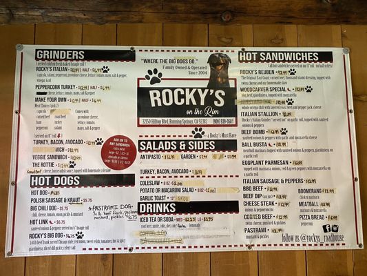 Menu photo 7 Rocky's Roadhouse Running Springs, CA Menu photo 7 Rocky's Roadhouse Running Springs, CA