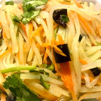 Yummy Yummy Dumplings - Shredded Potato Salad Crunchy. Fragrant. Spicy. Fresh. - Chinese Near Me - Toronto, Ontario Yummy Yummy Dumplings - Shredded Potato Salad Crunchy. Fragrant. Spicy. Fresh. - Chinese Near Me - Toronto, Ontario