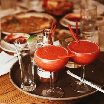 Mexicali - A couple of blended strawberry margaritas - Mexican Near Me - Bakersfield, California Mexicali - A couple of blended strawberry margaritas - Mexican Near Me - Bakersfield, California
