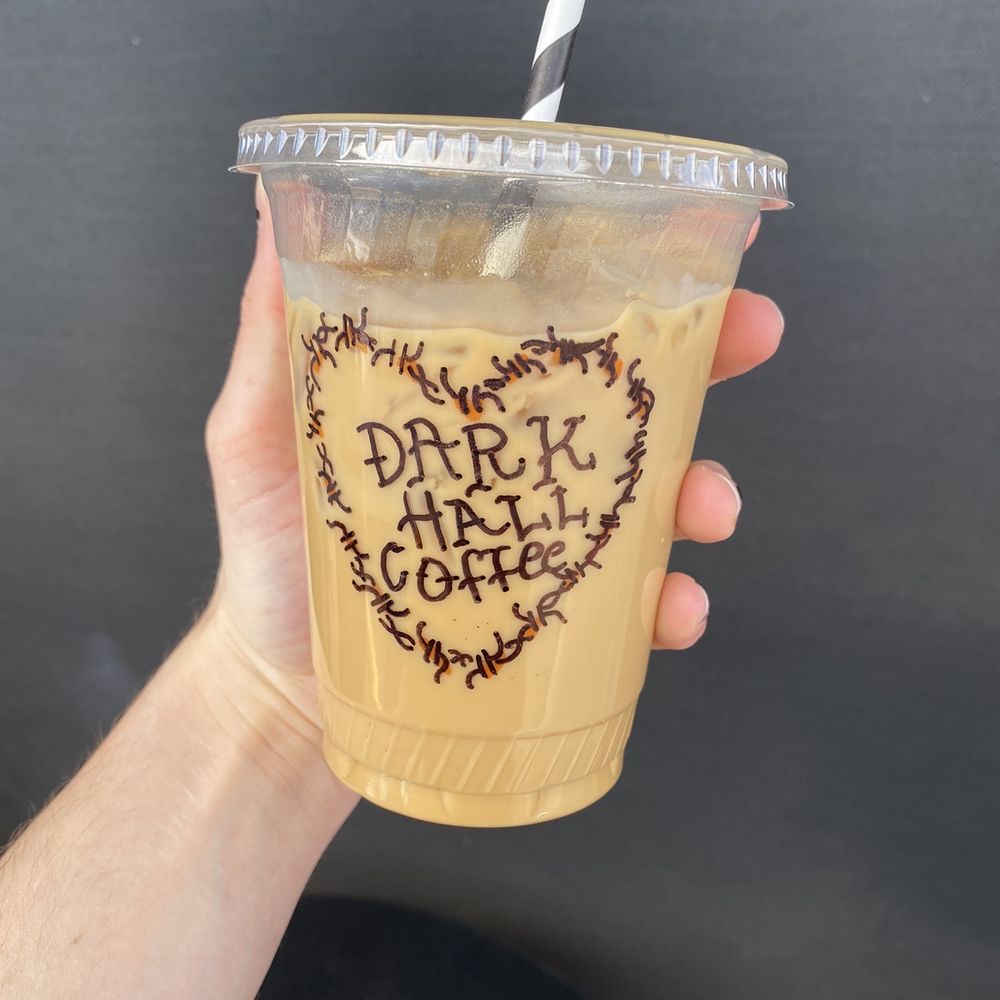 Dark Hall Coffee - Iced Americano with oatmilk - Coffee & Tea Near Me - Phoenix, Arizona Dark Hall Coffee - Iced Americano with oatmilk - Coffee & Tea Near Me - Phoenix, Arizona