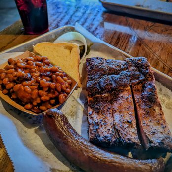 Brisket  - Ribs and hot link - Barbeque Near Me - North Myrtle Beach, South Carolina