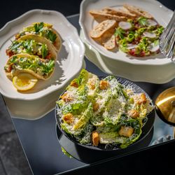High Bar - Caesar Salad, Cod Fish Tacos, Tuna Tartare