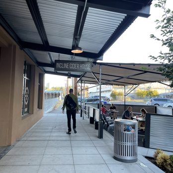 Incline Cider House - Outside and the outdoor seating area - Cideries Near Me - Tacoma, Washington Incline Cider House - Outside and the outdoor seating area - Cideries Near Me - Tacoma, Washington