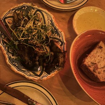Bar Isabel - Mushrooms and cured egg yolk - Spanish Near Me - Toronto, Ontario
