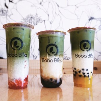 Boba Bliss - food ig: @kristenjeong strawberry matcha latte * matcha brown sugar pearl latte * mango matcha latte - Bubble Tea Near Me - Dublin, California Boba Bliss - food ig: @kristenjeong strawberry matcha latte * matcha brown sugar pearl latte * mango matcha latte - Bubble Tea Near Me - Dublin, California