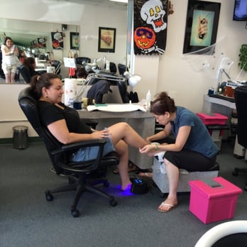 Color Nails - A great day for a crystal gel pedicure... Thanks Stacy - Nail Salons Near Me - Duarte, California Color Nails - A great day for a crystal gel pedicure... Thanks Stacy - Nail Salons Near Me - Duarte, California