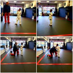 UMS Training Center - Shihan Daniel with one of his students.