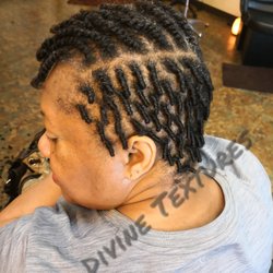 Divine Textures Holistic Hair Care - Comb coils with two strands