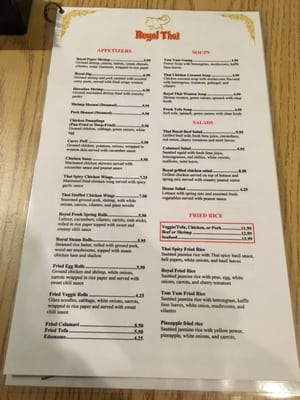 Menu photo 7 Royal Thai Bistreaux Harahan, LA Menu photo 7 Royal Thai Bistreaux Harahan, LA