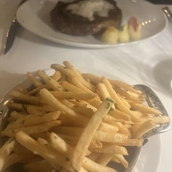 Stone & Webster Chophouse - French fries, 14oz Ribeye - Steakhouses Near Me - Savannah, Georgia