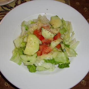 Sultan Grill - Salad that comes with your main Entree at Sultan Grill October 30th 2012 visit - Middle Eastern Near Me - Arvada, Colorado