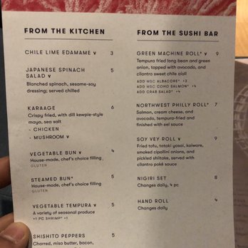 Bamboo Sushi - Menu - Sushi Bars Near Me - Denver, Colorado Bamboo Sushi - Menu - Sushi Bars Near Me - Denver, Colorado