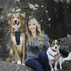Magic City Pet Care - Brittny Miracle, owner of Magic City Pet Care, with two of her four pets!