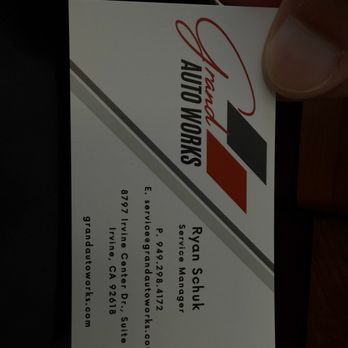 Grand Auto Works - Contact info - Auto Repair Near Me - Irvine, California