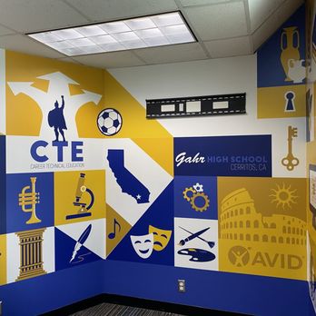 Art Specialties - Front Office Wall - Graphic Design Near Me - Rancho Cucamonga, California