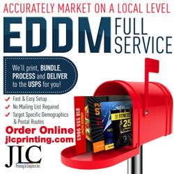 JLC Printing & Graphics - Designed to help you reach your target audience by delivering your promotional and advertising material directly to mail!