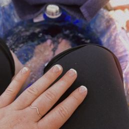 Manicure French tip dip