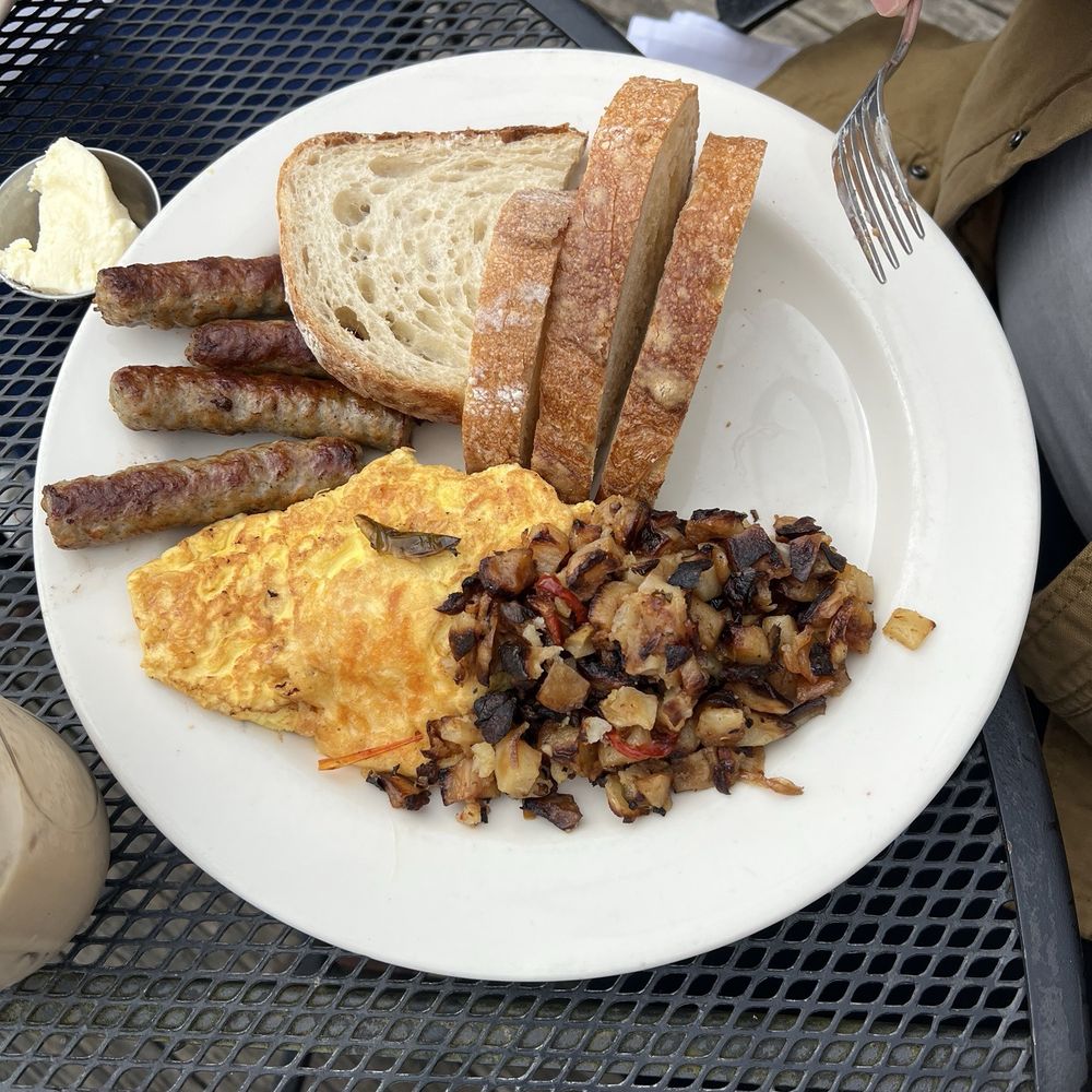 Basic breakfast (ordered sides to get here)