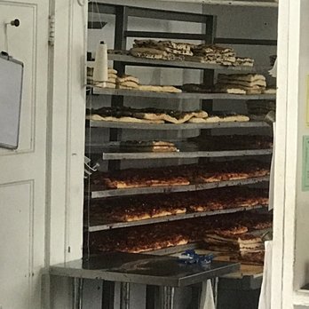 Liguria Bakery - View of the cooling racks - Bakeries Near Me - San Francisco, California Liguria Bakery - View of the cooling racks - Bakeries Near Me - San Francisco, California