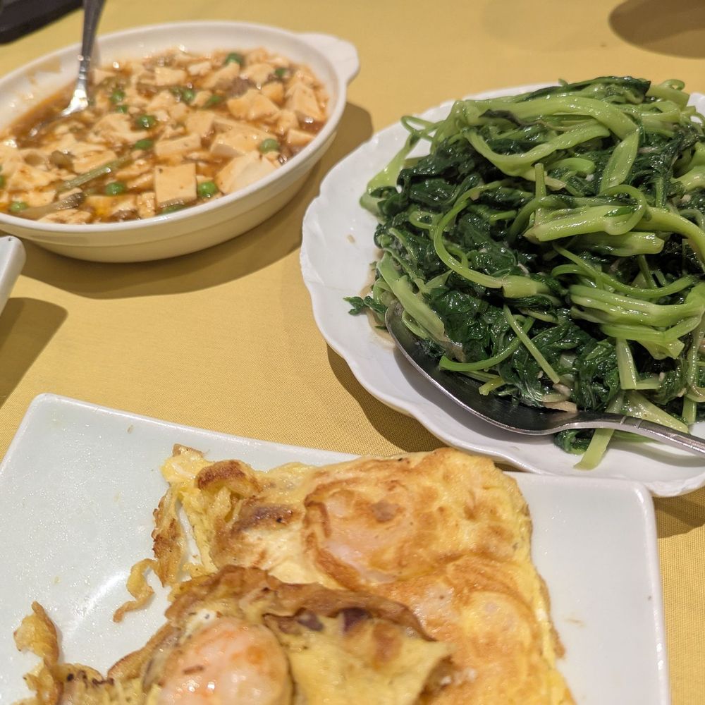 Secret Kitchen - Shrimp and eggs, water spinach, mapo tofu - Cantonese Near Me - Flushing, New York Secret Kitchen - Shrimp and eggs, water spinach, mapo tofu - Cantonese Near Me - Flushing, New York