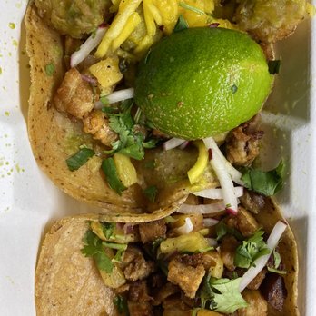 The Taco Project - Pork Belly Tacos with one shrimp - Mexican Near Me - Yonkers, New York The Taco Project - Pork Belly Tacos with one shrimp - Mexican Near Me - Yonkers, New York