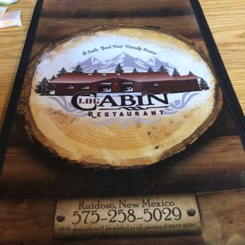 Log Cabin - Menu - New Mexican Cuisine Near Me - Ruidoso, New Mexico