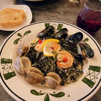 IL Piccolo Morso - Seafood fra diavola squid ink - Italian Near Me - Leonardtown, Maryland IL Piccolo Morso - Seafood fra diavola squid ink - Italian Near Me - Leonardtown, Maryland