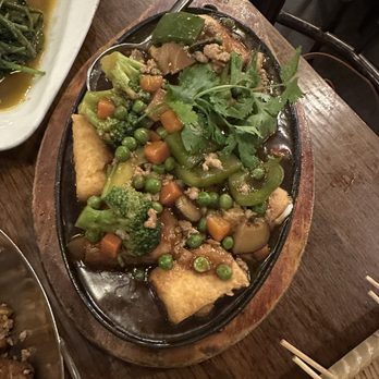 Nyonya - Sizzling 1. Sizzling Nyonya Tofu Platter - Malaysian Near Me - New York, New York Nyonya - Sizzling 1. Sizzling Nyonya Tofu Platter - Malaysian Near Me - New York, New York