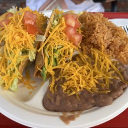 Hard shell taco plate. Delish! Hard shell taco plate. Delish!