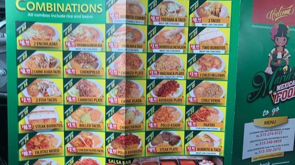 Menu photo 4 Maria's Mexican Food Clive, IA Menu photo 4 Maria's Mexican Food Clive, IA
