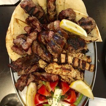 To Steki - The meat platter. Lots of meat in this for a great variety. It could use some tzatziki. - Greek Near Me - Whitestone, New York To Steki - The meat platter. Lots of meat in this for a great variety. It could use some tzatziki. - Greek Near Me - Whitestone, New York