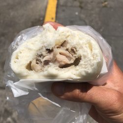 Yummy Dim Sum - Gai baozi (steamed chicken bun). Good filling to bun ratio. Something tasted a bit off with the chicken, but it was still tasty.