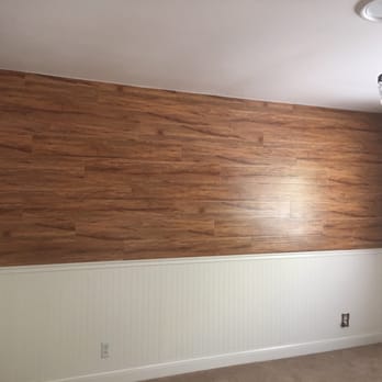 Granados Flooring - Wood Accent wall Pedro put in my daughter's nursery. - Flooring Near Me - Orange, California