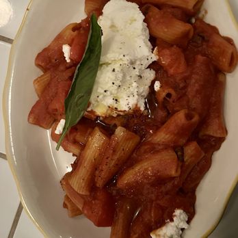 Elvira - Rigatoni Al Sugo - Italian Near Me - San Diego, California