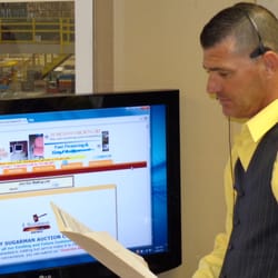 J Sugarman Auction - Scott Grasso - working the crowd twords your sale.