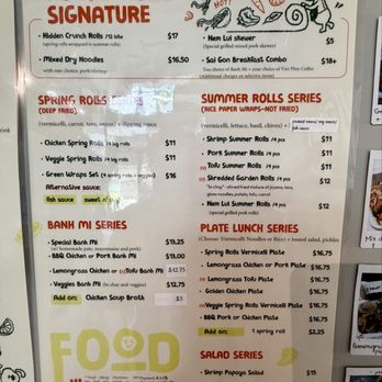 Rollin’ Rolls Cafe - menu - Vietnamese Near Me - Urban Honolulu, Hawaii Rollin’ Rolls Cafe - menu - Vietnamese Near Me - Urban Honolulu, Hawaii