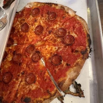 Sally's Apizza - Pepperoni (small) - Pizza Near Me - New Haven, Connecticut Sally's Apizza - Pepperoni (small) - Pizza Near Me - New Haven, Connecticut