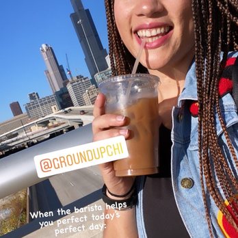 Ground Up - Traditional chai tea latte on ice with almond milk and a shot of half light espresso - Coffee & Tea Near Me - Chicago, Illinois Ground Up - Traditional chai tea latte on ice with almond milk and a shot of half light espresso - Coffee & Tea Near Me - Chicago, Illinois