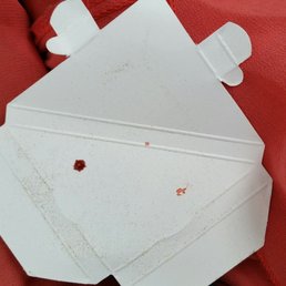 The butterfly pooped blood