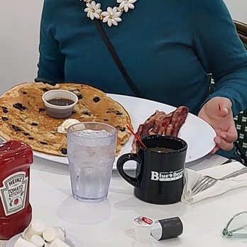 The Blue Berry Cafe - Aloha, visiting from O'ahu to my favorite local place Grogg coffee and a blueberry pancake (are the platters bigger? Wow!) - Waffles Near Me - Bellbrook, Ohio The Blue Berry Cafe - Aloha, visiting from O'ahu to my favorite local place Grogg coffee and a blueberry pancake (are the platters bigger? Wow!) - Waffles Near Me - Bellbrook, Ohio