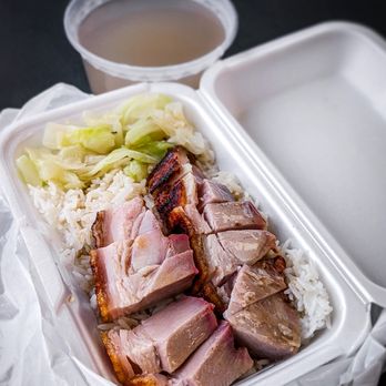 New Sun BBQ - Chinese Roast Pork with Rice, Vegetables, and Soup CDN$5.00 - Barbeque Near Me - Toronto, Ontario New Sun BBQ - Chinese Roast Pork with Rice, Vegetables, and Soup CDN$5.00 - Barbeque Near Me - Toronto, Ontario
